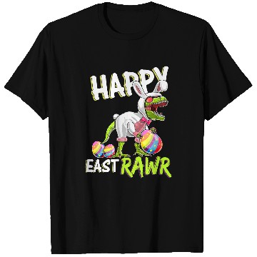 Discover Dinosaur Pet easter trex dinosaur cute bunny egg hunt happy eastrawr T-Shirts