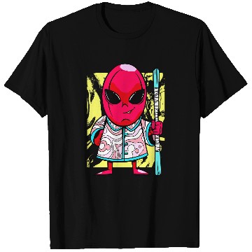 Discover Red Alien Visitor Priest Fancy Dress T-Shirts