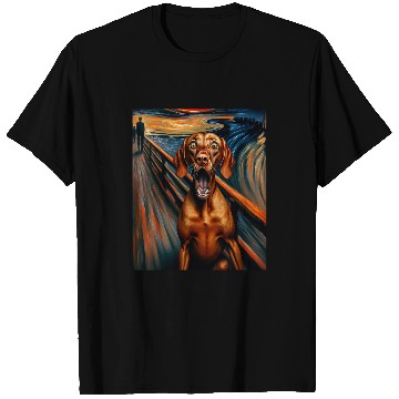 Discover Expressionist Artsy Vizsla Dog Artistic Vizsla T-Shirts
