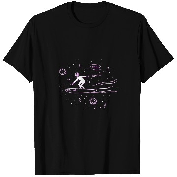 Discover Aliens UFO Surfer Conspiracy Extraterrestrial Ufo Alien Lover T-Shirts