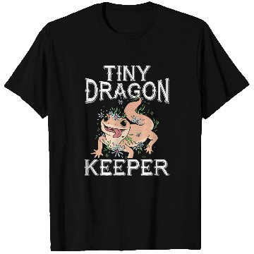 Discover Gecko Pet Tiny Dragon Keeper Leopard Gecko Lover Lizard Reptile 1 T-Shirts