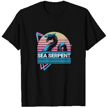 Discover Dragon Pet Sea Serpent Sea Dragon Cryptid Cryptozoology Retro T-Shirts