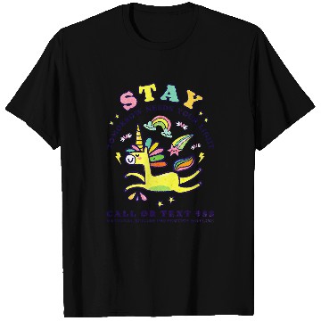 Discover suicides Prevention 988 Stay Tomorrow Needs You Light 988 Unicorn T-Shirts