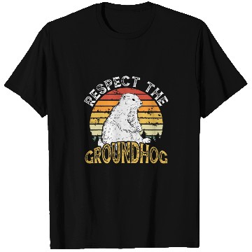 Discover Beaver Pet Respect Groundhog Sunset Design For Land T-Shirts