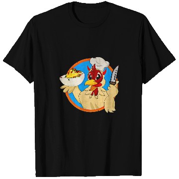 Discover Chicken Pet Deviled Eggs Devil Chicken Funny Holiday Food Cooking T-Shirts