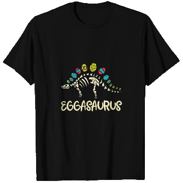 Discover Dinosaur Pet Eggasaurus Easter Stegosaurus Dinosaur Boys Kids Toddler T-Shirts