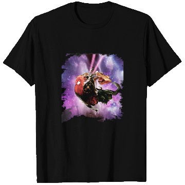 Discover Chicken Pet Tornado Cat Riding Chicken With Bacon T-Shirts