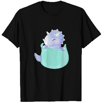 Discover Dinosaur Pet Marsupium Triceratops Baby T-Shirts