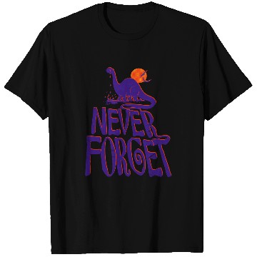 Discover Dinosaur Pet Never Forget Crying Purple Brontosaurus T-Shirts