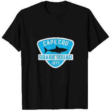 Discover Shark Pet Kids Retro Cape Cod Shark Squad kids T-Shirts