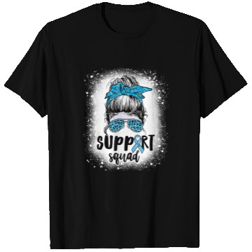 Discover diabetess Ribbon Women Messy Bun Warrior Support Squad 170 T-Shirts