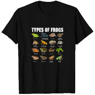 Discover Frog Pet Types of Frogs Frogs Frog s Toad T-Shirts