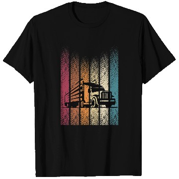 Discover vintages Retro Truck Gift Idea Road Man Heavy Weight T-Shirts