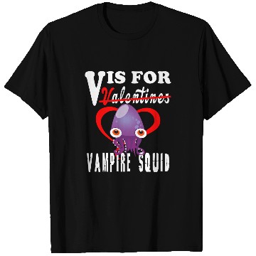 Discover Octopus Pet V is for Vampire Squid Valentines Day 2Tees 5 17 T-Shirts