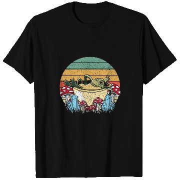 Discover Frog Pet Cottagecore Aesthetic Retro vintages Frog On A Tea Cup T-Shirts