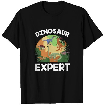 Discover Dinosaur Pet Expert Paleontologist Profession Science Work Hard T-Shirts