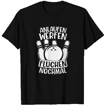 Discover Sport Bowling Tarnish Throw Swearing Again Skittles Bowling T-Shirts