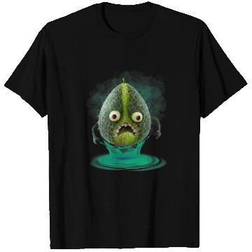 Discover Aliens UFO Avocado AI Art T-Shirts