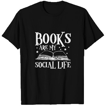 Discover Book Fun Are My Social Life Library Librarian T-Shirts