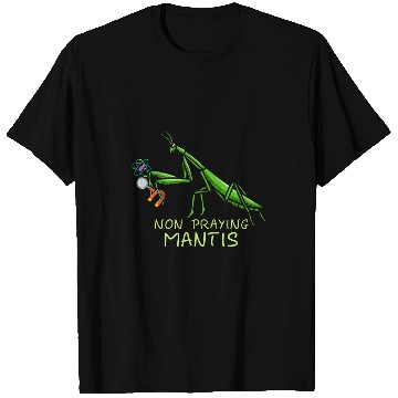 Discover Not Praying Mantis Bug Catching Insect Collector Entomology T-Shirts