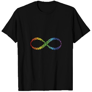 Discover Autism Puzzle Neurodivergent Awareness Infinity Rainbow Autism ADHD T-Shirts
