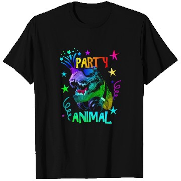 Discover Dinosaur Pet TRex Party Animal T-Shirts
