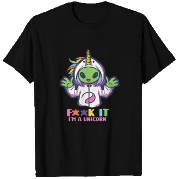 Discover Unicorn Pet Funny Alien T-Shirts