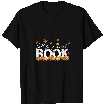 Discover Book Fun Librarian Library Bookwarm Fall For A Great Book National T-Shirts