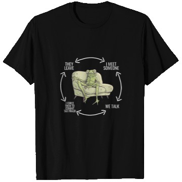 Discover Frog Pet Weird Frog Tax Fraud Meme Vicious Cycle T-Shirts