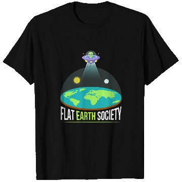 Discover Aliens UFO Funny Flat Earth Society 2Alien T-Shirts