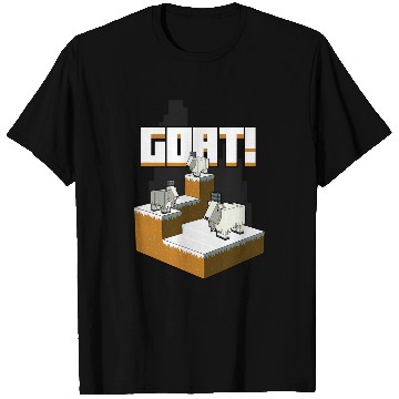 Discover Goats Pet Minecraft Goats Mountaintop T-Shirts