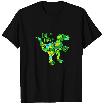 Discover Dinosaur Pet Trex Polka Dot Pattern Happy Dot Day Lover 1 T-Shirts