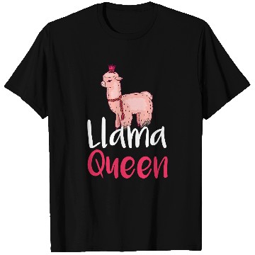Discover Llama Pet Queen Alpaca Llama T-Shirts