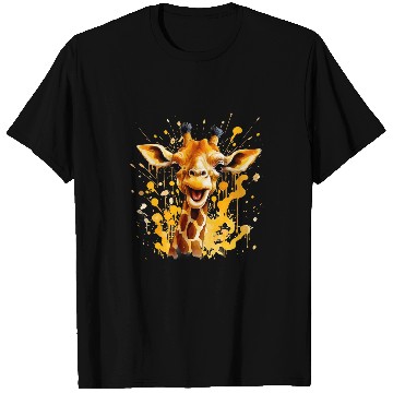 Discover Giraffe Pet cute funny giraffe dancing happy 6 T-Shirts