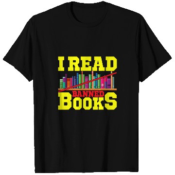 Discover Book Fun I Read Banned Books Design For Book Readers T-Shirts