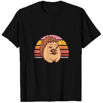 Discover Hedgehog Pet Little Hedgehogs eats cookie T-Shirts