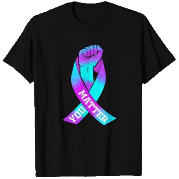Discover suicides Prevention 988 You Matter Ribbon T-Shirts