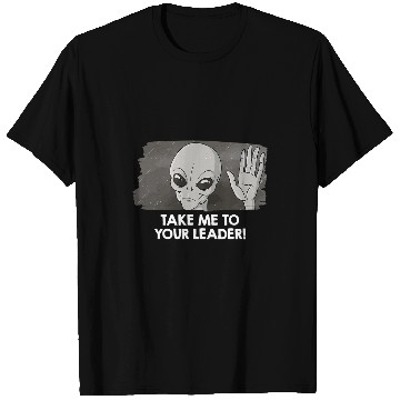 Discover Aliens UFO Area 51 Funny retro UFO Alien leader T-Shirts