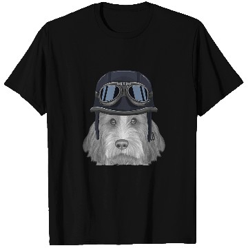 Discover Petit Basset Griffon Vendeen vintages Motorcycle Helmet T-Shirts