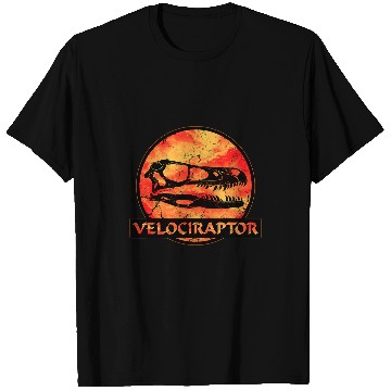 Discover Dinosaur Pet Skull Velociraptor Fossil Skull Dinosaur Bones T-Shirts