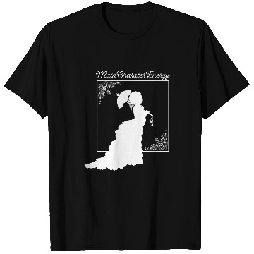 Discover Book Fun Main Character Energy Romance Book Reader Regency T-Shirts
