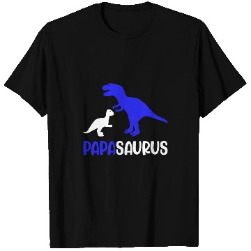 Discover Dinosaur Pet Papasaurus Dad Papa Saurus Dinosaur Trex Fathers Day Idea T-Shirts