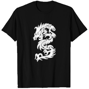 Discover Dragon Pet White Firedrake Chinese dragon kung fun tai chi T-Shirts