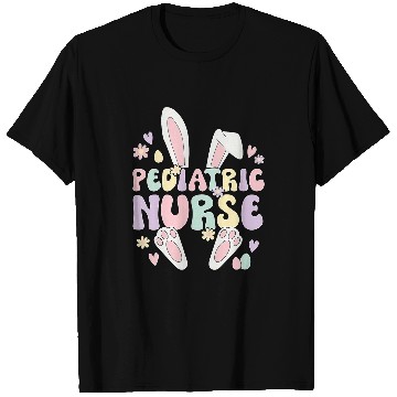 Discover Peds nurses Easter Bunny Pediatric Nursing Easter Day T-Shirts