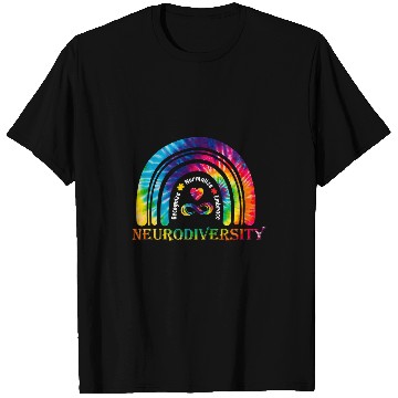 Discover Autism Puzzle Neurodiversity Autism Spectrum ASD ADHD Rainbow T-Shirts