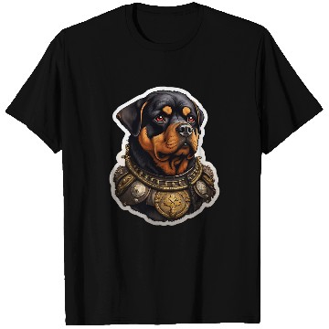 Discover Rottweiler Pet Baroque Renaissance Rottweiler Dog Portrait T-Shirts