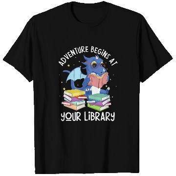 Discover Adventure Begins At Your Library Summer Reading 2024 Dragon T-Shirts