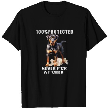 Discover Rottweiler Pet BOSS 100 Protected Rottweiler Fun 4 T-Shirts
