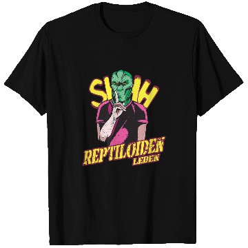 Discover Aliens UFO Reptiloids life conspiracy theory T-Shirts