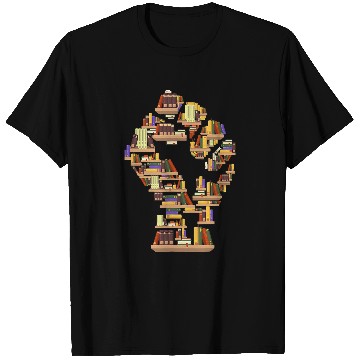 Discover Book Fun Library Book Hand Black History Month Black History Month 8 T-Shirts